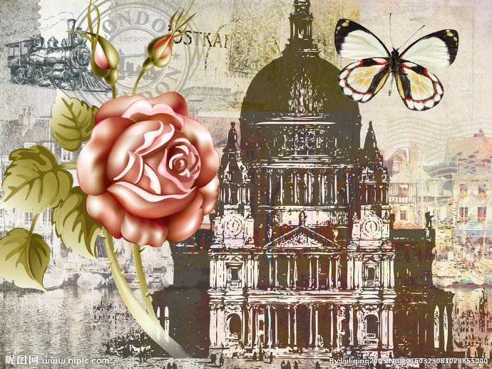 G欧式装饰画背景