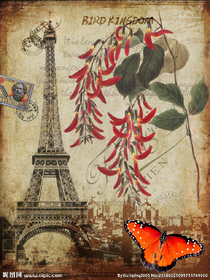 G欧式装饰画背景