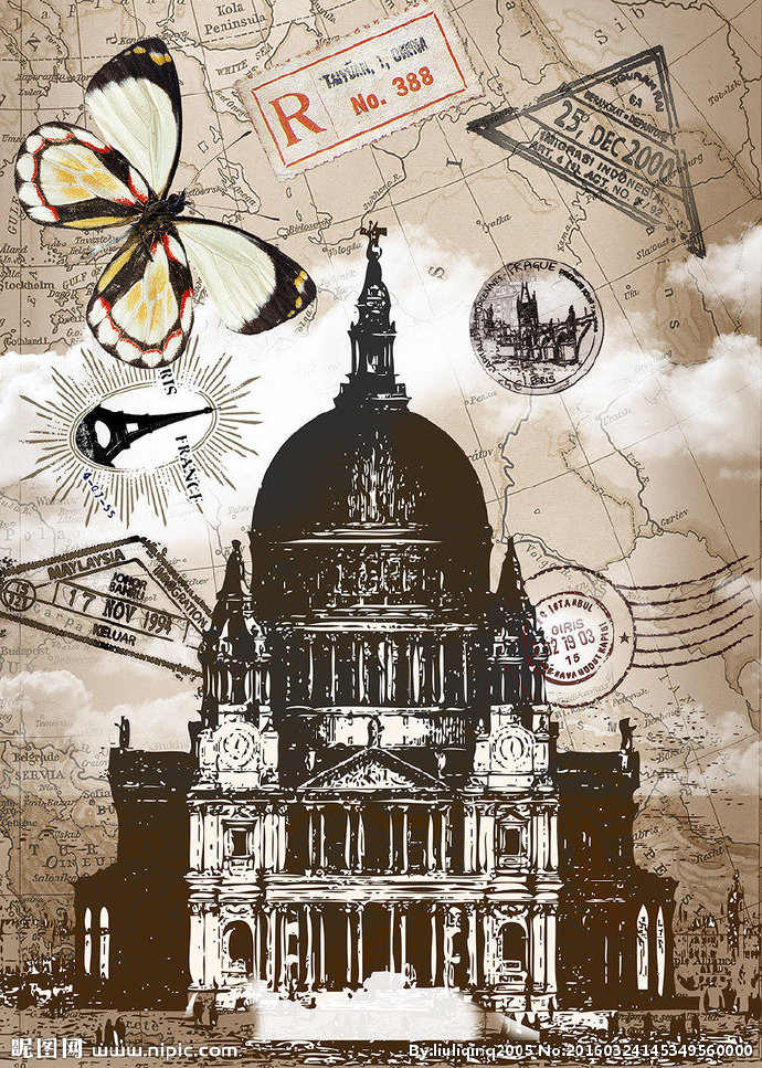 G欧式装饰画背景