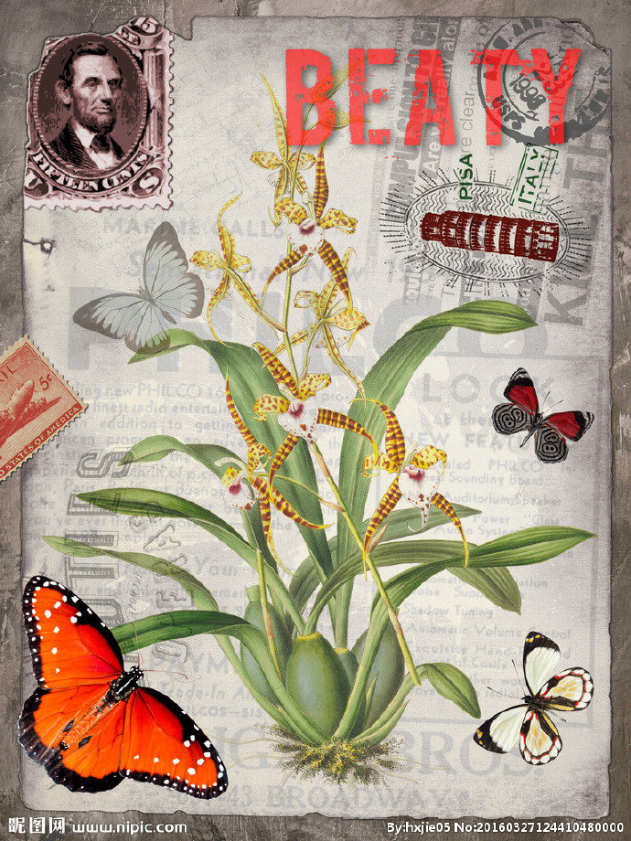 G欧式花卉装饰画