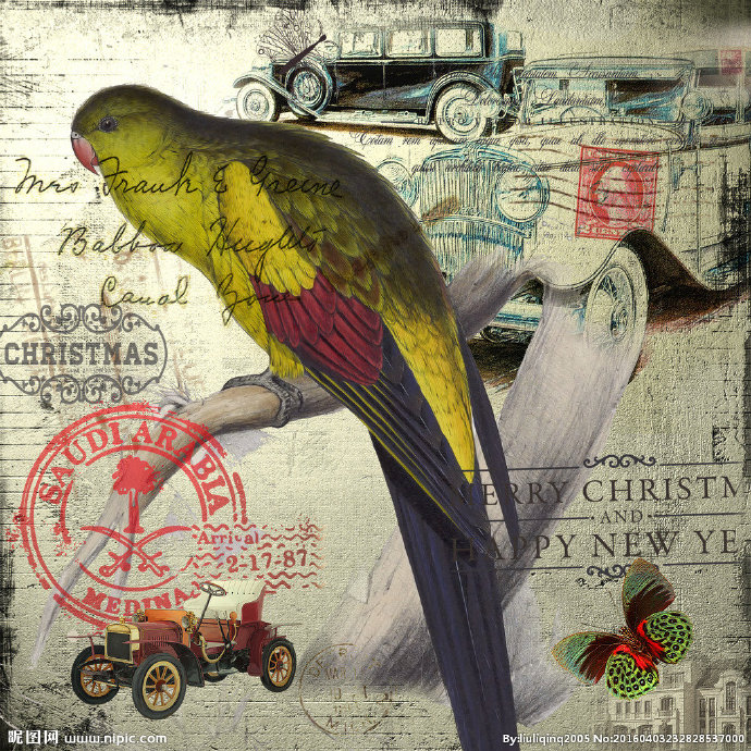 G复古风装饰画背