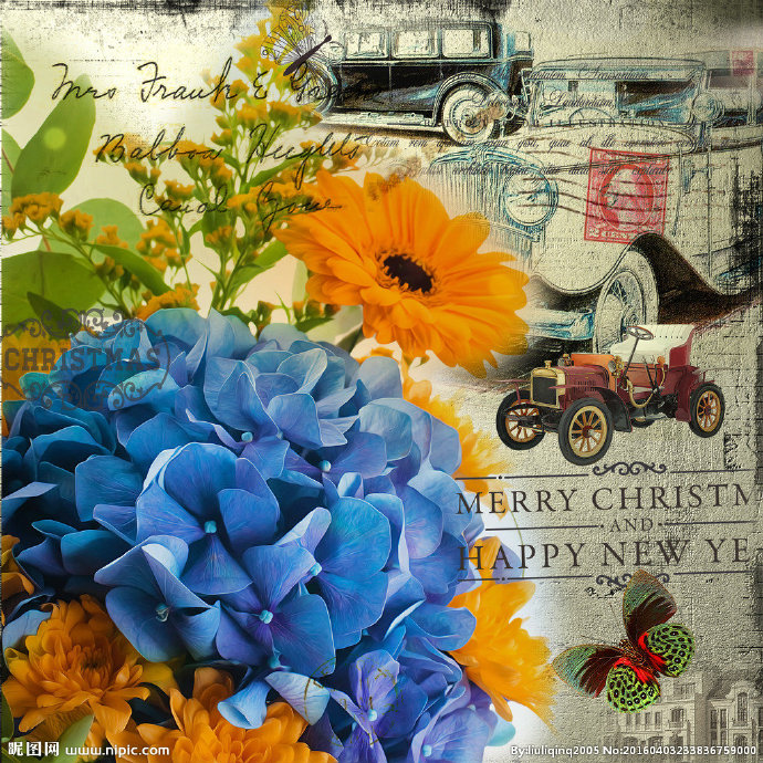 G欧式花卉装饰画