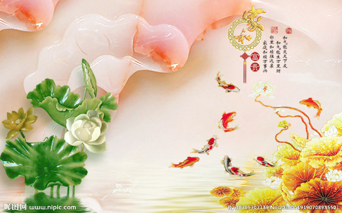 G玉雕背景墙背景