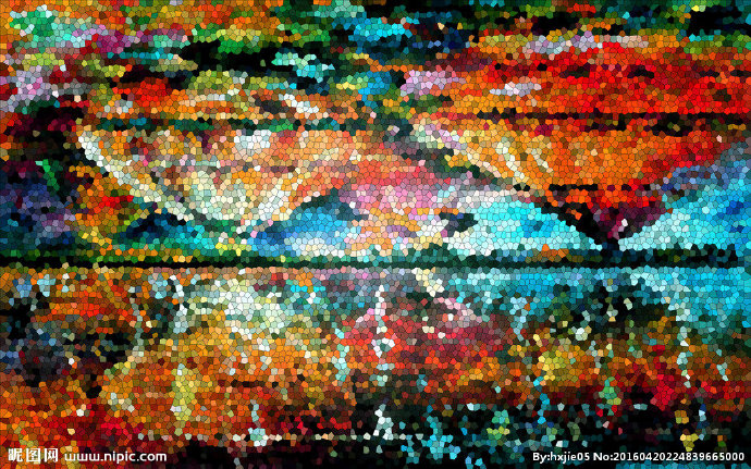G玻璃晶格油画背