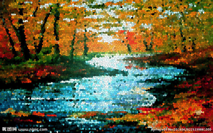 G晶格油画艺术背