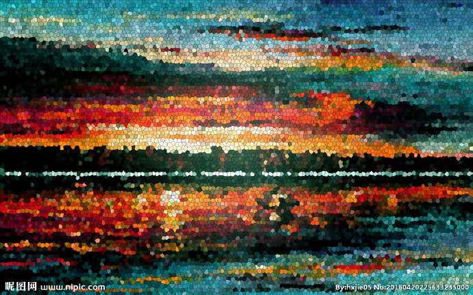 G玻璃晶格油画艺