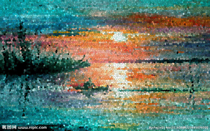 G玻璃晶格油画艺