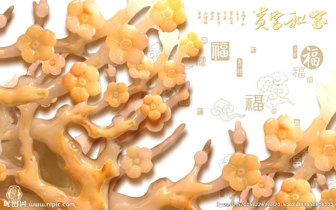 G3D梅花雕刻图