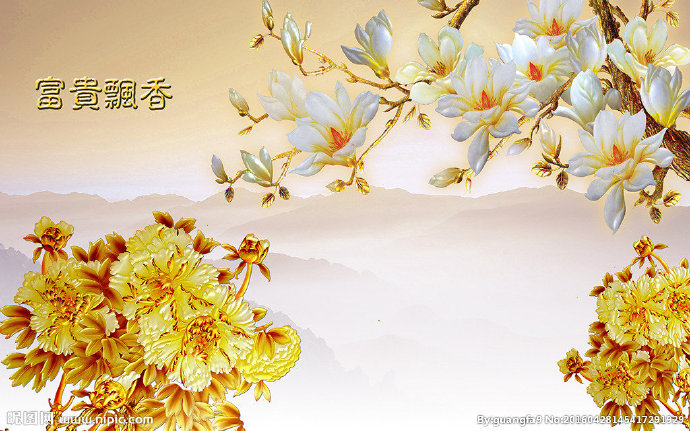 G彩雕背景墙背景
