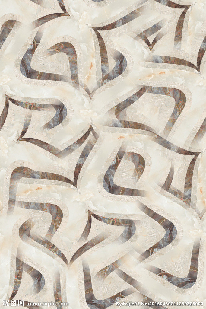 G石纹印花（四方