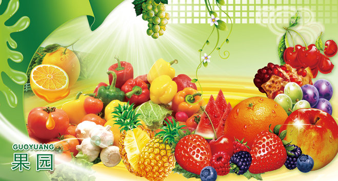 蔬菜,草莓,苹果