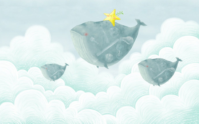北欧创意天空白云