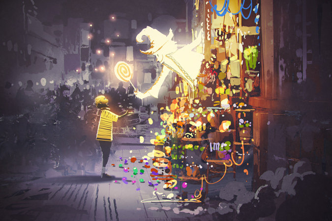 手绘插画图片壁纸
