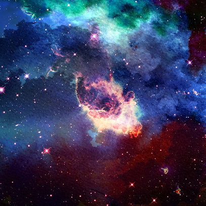 星空银河背景墙星