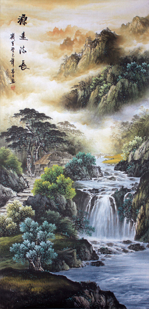 山水风景 巨幅山