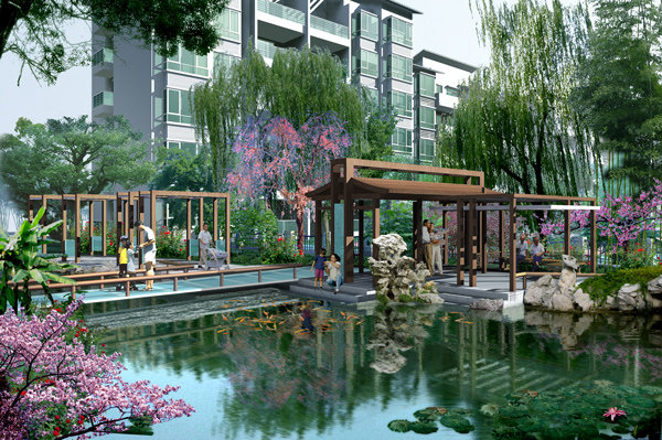 城市公园景观图片