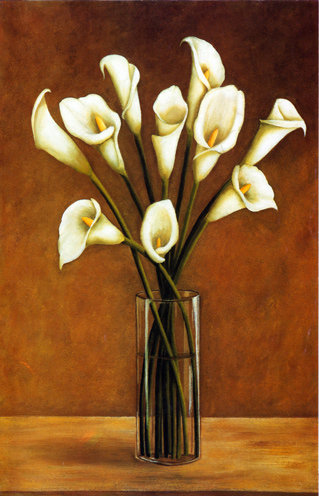 郁金香 花 画 