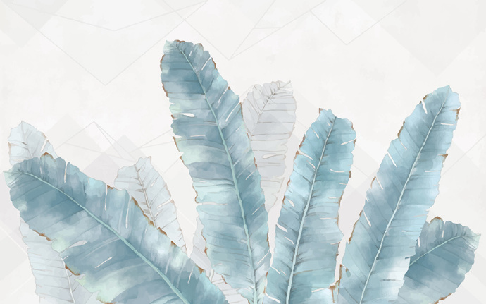 手绘北欧创意芭蕉