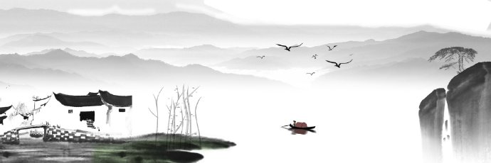 新中式古典国画山