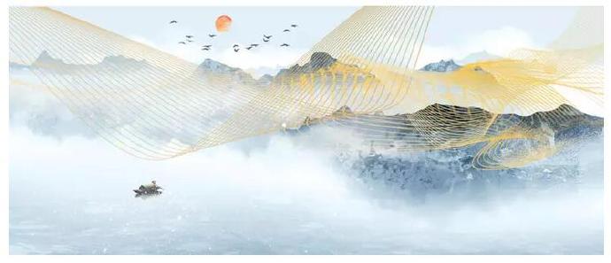 中国风唯美山水画