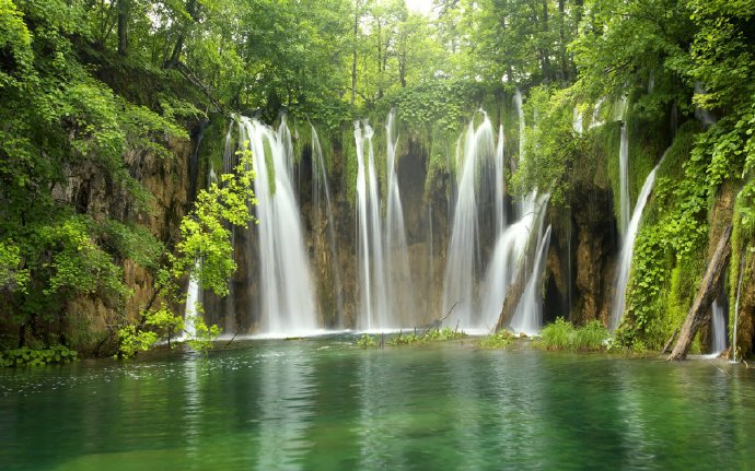 风景山水风景瀑布