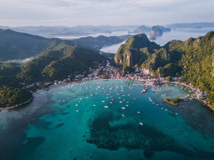 自然风景山水海边