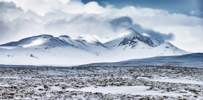美丽雪山风光图片