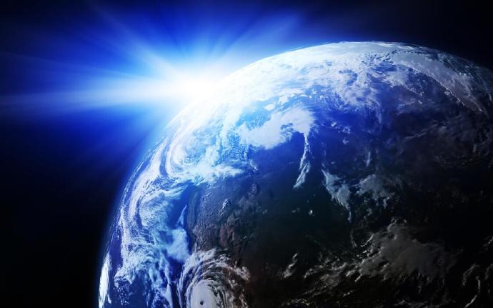 星空宇宙地球图片