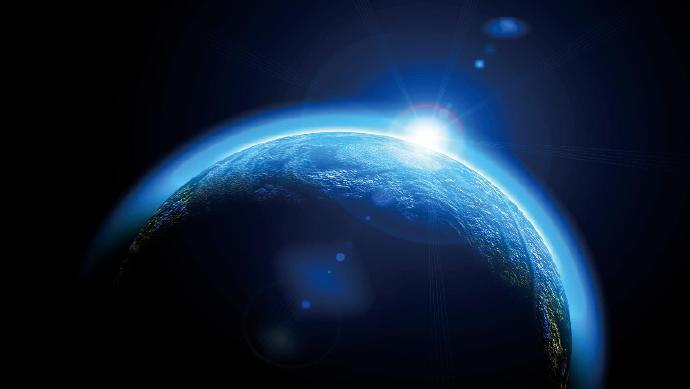 星空宇宙地球图片